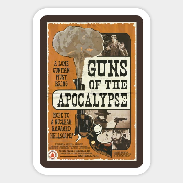 "Guns of the Apocalypse" poster Sticker by SaintEuphoria